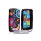 Nokia Lumia 610 Silicone Case Jellyfish Case - Multi-Color (Accessories)