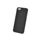 doupi® UltraSlim Case for Apple iPhone 5 iPhone 5S fine Matt Lightweight Case Bumper Cover Protective case cover - black (Electronics)
