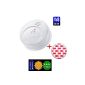 GS506 smoke detectors / fire alarms / 10 year lithium battery VdS certified EN14604 incl. Magnetic fastening Magnetopad, (1x Smoke Detector + 1x Magnetopad) (tool)