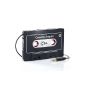 CSL HQ Car Stereo Cassette Adapter AUX | Cars Auto Radio / Car Adapter cash | Car audio cassette adapter | 3.5mm jack plug | for iPod, iPhone, Discman, MP3, CD, MD or DAT players, cell phones, smart phones, Tablet PCs | Black (matte) (Electronics)