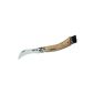 Opinel 254144 Mushroom knife, Sandvik steel, beech wood, boar bristles (equipment)