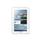 Samsung GT-P3110 Galaxy Tab 2 P3110ZWADBT WIFI Tablet (17.8 cm (7 inch) display, 1GHz processor, 1GB RAM, 8GB of memory, 3.2 megapixel camera, Android) white (Personal Computers)