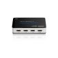 deleyCON ULTRA Series HDMI Switch Splitter 3 Port Auto - 3D Ready / Full HD 1080p - Metal enclosure - [3x IN / OUT 1x] (optional)