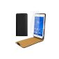 Leather Case + Screen protector for Sony Xperia Z3 Compact Flip Cover Case black case (Electronics)