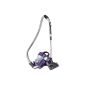 Dirt Devil M5050-7 multi-cyclone vacuum cleaner Infinity Excell, 1600 Watts, silver-purple (household goods)
