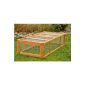 Nanook hare rabbit / small animal enclosure outlet carrots Natural XL - 180x90 cm - folding roof (Misc.)