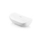 Aukey® Portable Bluetooth Speaker PowerBank Mini Wireless Speaker, rechargeable for smartphones, tablets, laptops, with microphone, 9 hours of battery (BT014 White) (Electronics)