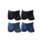4er Pack Herren Boxer Shorts Microfiber Remixx 105 colors, color: Multicoloured; Size: M (Textiles)