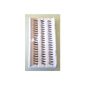 Lashes, 10 mm, lashes clump, lashes, eyelash extensions, artificial eyelashes black (Personal Care)