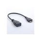 IVSO Micro USB 3.0 OTG Host adapter cable for Lenovo ThinkPad Z377 - 8 