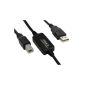 InLine USB 2.0 cable, active signal amplification "repeater", A to B, 10m