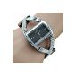Modern Watch analog quartz clock watch rhinestone Black (clock)