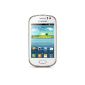 Samsung Galaxy Fame smartphone (8.9 cm (3.5 inch) TFT display, 1GHz, 512MB RAM, 5 megapixel camera, 4GB internal memory, USB 2.0, Android 4.1) pearl-white (Electronics)