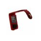 igadgitz PU Leather Case Cover Skin Case in red for MP3 player Sony Walkman NWZ-E453 / E454 / E455 / E463 / E464 + Screen Protector (Electronics)