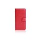 CuteEdison® Case PU Leather Wallet Book Style Cover Protective Case for Apple iPhone 6 4.7 