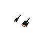 HQ CABLE-551G / 5.0 cable HDMI M to DVI 19 pin gold contact 5 m (Accessory)
