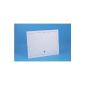 Inspection flap 30 x 50 cm steel, white, with cylinder lock