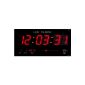 Large LED Clock Clock Date Temperature Display Digital Date Bar Cafe (Electronics)
