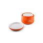 Klarstein Me & Yo mini yogurt maker yogurt maker without electricity (1 liter, block maturation process, easy cleaning) orange