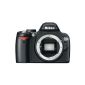 Nikon D60 SLR digital camera (10 megapixel) housing (electronics)