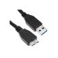 STORITE - USB 3.0 A to Micro B cable (75 cm │2 │0,75 meter Feet) (Electronics)