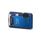 Olympus TG-820 Digital Camera (12MP, 5x opt. Zoom, 3 inch display, True Pic 6 processor, waterproof up to 10m, cold-resistant, dust-, shock- and shatter-proof) Blue (Electronics)