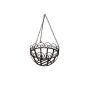 Hanging basket metal antique brown around H 50 cm Hanging Basket Dekokorb fruit basket