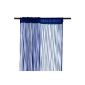 Smartfox String curtain, 140 x 250 cm in blue, thread curtain curtain doors yarn scarf yarn