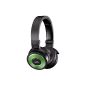 AKG DJ Premium On-Ear Headphones with iPhone Control and Microphone Green (Electronics)