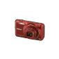 Nikon Coolpix S6600 Digital Camera (16 Megapixel, 12x opt. Zoom, 6.7 cm (2.7 inch) LCD screen, image stabilized) Red (Electronics)