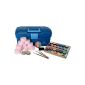 Eulenspiegel 299 548 - Schminkkoffer beginners, Rainbow Magic, glitters, various sponges, brushes and 24 colors (Toys)