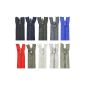 Accessotech - Assortment Zippers Zipper Nylon Metal x 50