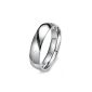 MunkiMix Real Love Heart Stainless Steel Band Ring Valentine's Day Valentine love couple couples wedding Wedding Rings Wedding Engagement Engagement Rings Engagement size 70 (22.3) Men (jewelry)