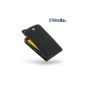 PDair Leather Case for flip open up Google LG Nexus 4 E960 - Black (Wireless Phone Accessory)