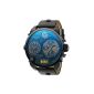 Diesel - DZ7127 - Men's Watch - Quartz Analog - Digital - Stopwatch - Black Leather Strap (Watch)