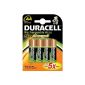 Duracell StayCharged AA battery (HR06) 2400 mAh B4 Precharged (pre-charged rechargeable battery) (Health and Beauty)