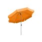 Schneider parasol Locarno, tangerine, about 200 cm in diameter, 8-piece, round (garden products)