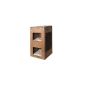 Karlie Flamingo cat house tower with three pillows, brown, 39 x 39 x 75 cm (Misc.)