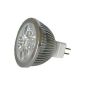 SODIAL (R) Light Bulb / 4W 12V MR16 LED Light (340-Lumen 50 Watt equivalent) 3200K beam angle of 45 degrees (Kitchen)