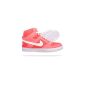 NIKE DELTA FORCE HIGH neon red / white 370424600 (Textiles)