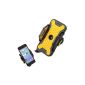 Tera ATV universal bracket, bike, motorcycle GPS, mobile phone iPhone 5S / 5/4 / 4S, Samsung Galaxy, Blackberry, HTC, etc.  (Yellow and Black) (Electronics)
