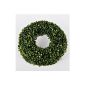 Buxus wreath decoration 30x30cm green art plant