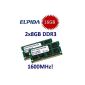Mihatsch & Diewald / Elpida 3rd 16GB Dual Channel Kit 2 x 8 GB 204 pin DDR3-1600 SO-DIMM (1600Mhz, PC3-12800S, CL11) suitable for Apple systems 2012 + notebook (Personal Computers)