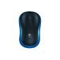 Logitech Wireless Mouse M185 Wireless Mouse 2.4 GHz - USB wireless receiver Blue (Accessory)