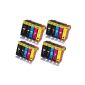 NTT® - 20x Inkjet Cartridges with Chip (Office supplies & stationery)