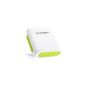 RAVPower® Wireless microSD card reader, mobile router and battery charger, white + Green (Electronics)