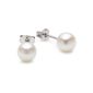 Sakura Pearl Ladies Earrings with 2 Freshwater Pearl AM002