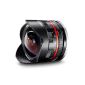 Walimex Pro 8mm 1: 2.8 Fisheye Lens CSC (fixed lens hood, UMC lens, large depth of field) for Sony E lens mount (Electronics)