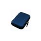 BK Blue Bag / Pouch Case Case Case Case Rigid for portable external hard drives 2.5-inch shockproof water (blue) (Electronics)
