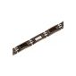Cerruti - RH51283SMN - Bracelet - Stainless Steel - Ceramic - Brown / Black - 19.5 cm (Jewelry)